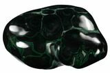 Dark Green, Polished Malachite Specimen - Congo #159880-1
